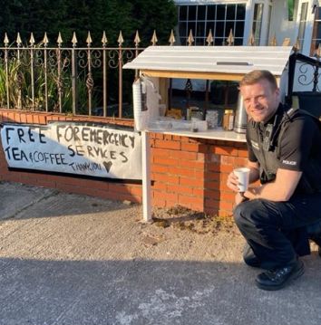 A house on Southport Road in Scarisbrick is offering a brewstop to emergency services workers