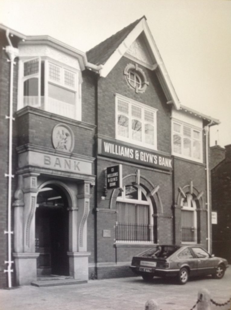 Williams & Glyn's Bank in Birkdale Village in the 1980s.