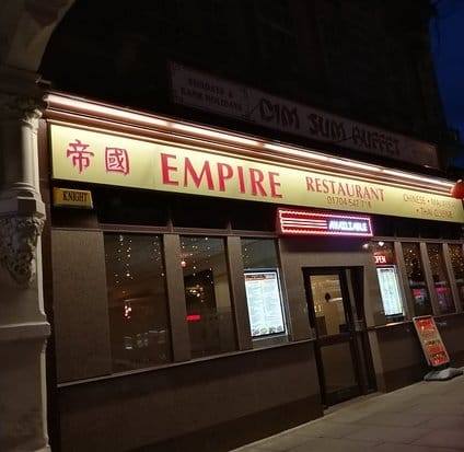 Empire Restaurant on Nevill Street in Southport