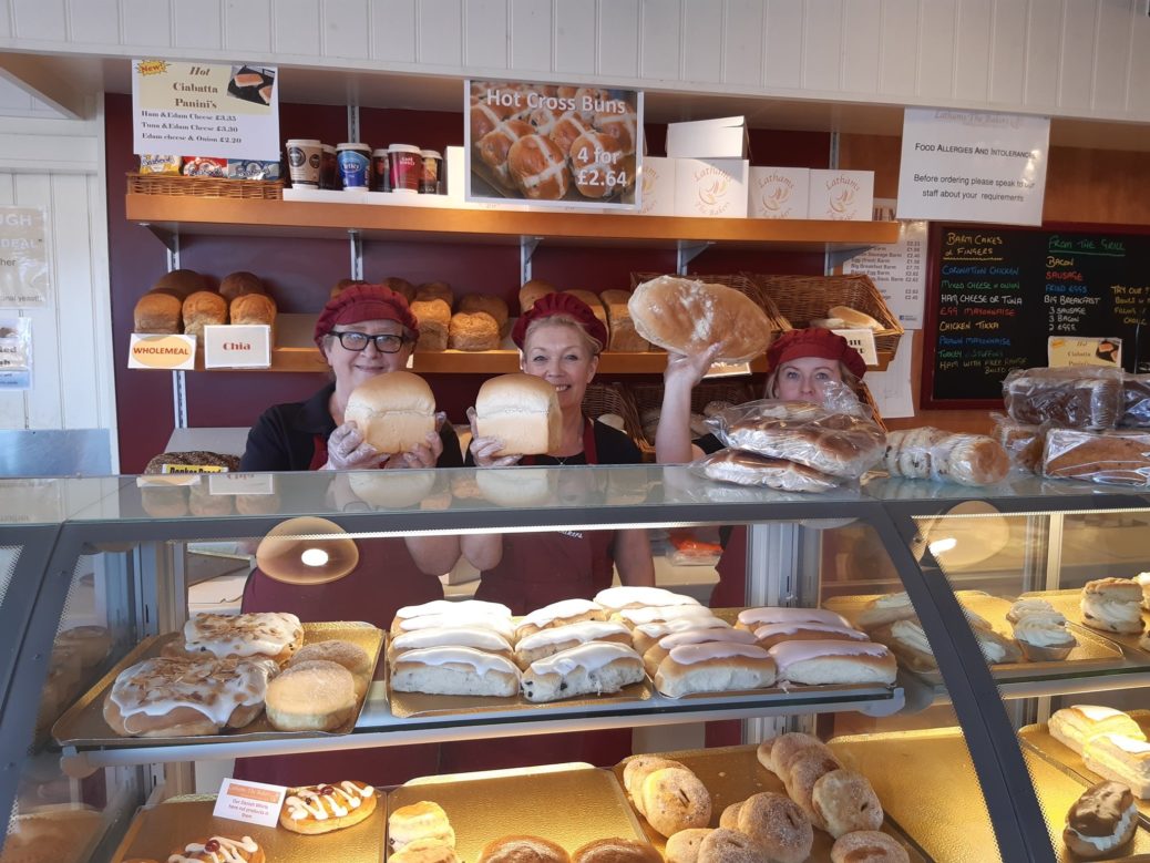 Staff at C.H. Lathams the Bakers in Southport