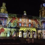 The Atkinson in Southport was lit up by The Nightingale's Song, part of the Sefton Borough of Culture celebrations