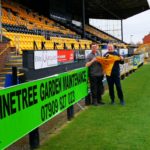 Paul Newnham has donated £10,000 to Southport FC to help the club during the Coronavirus outbreak. He is pictured with manager Liam Watson