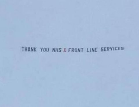 Revealed: Mystery of aircraft banner praising NHS on Clap For Carers night