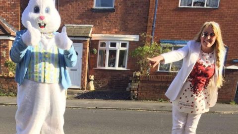 Easter Bunny will wave to cheer up children in coronavirus lockdown