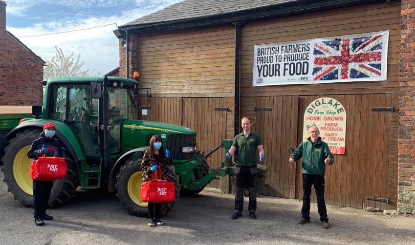 Staff at Lings on Kings restaurant in Southport have thanked farmers at Diglake Farm in Scarisbrick during their Superhero Sunday initiative