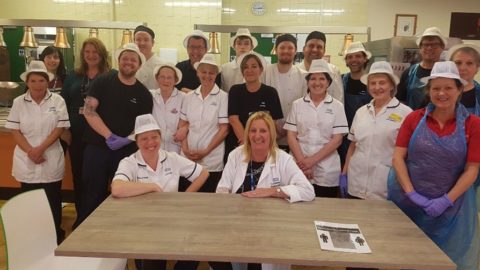 Hospital catering staff praised for efforts during Covid-19 outbreak