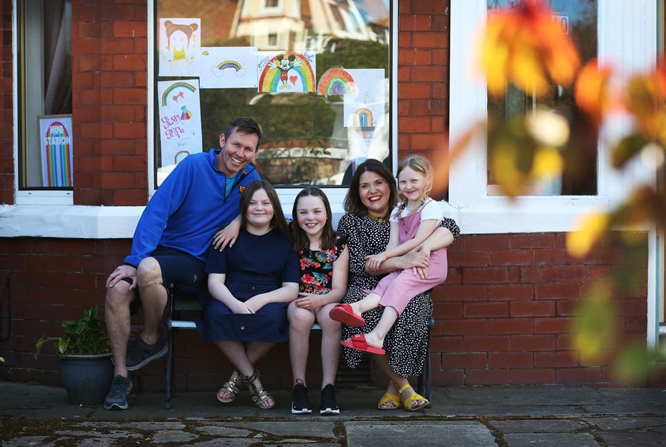 Nicola Kenyon and family. Photo by Gareth Jones Photography