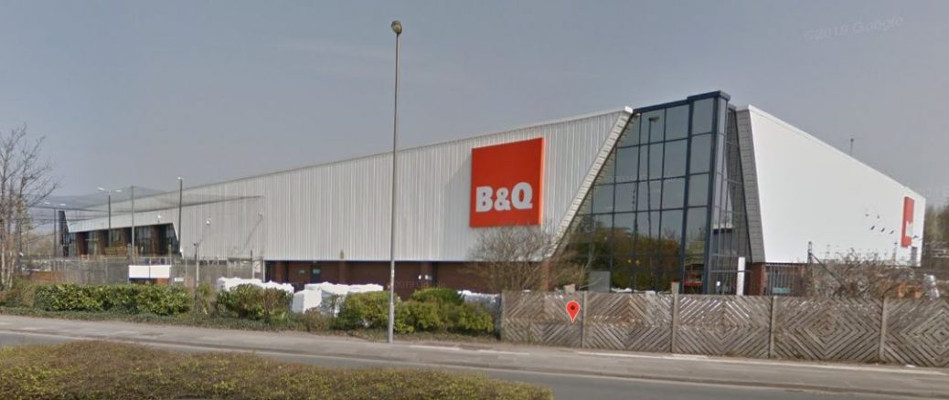 The B&Q store in Southport