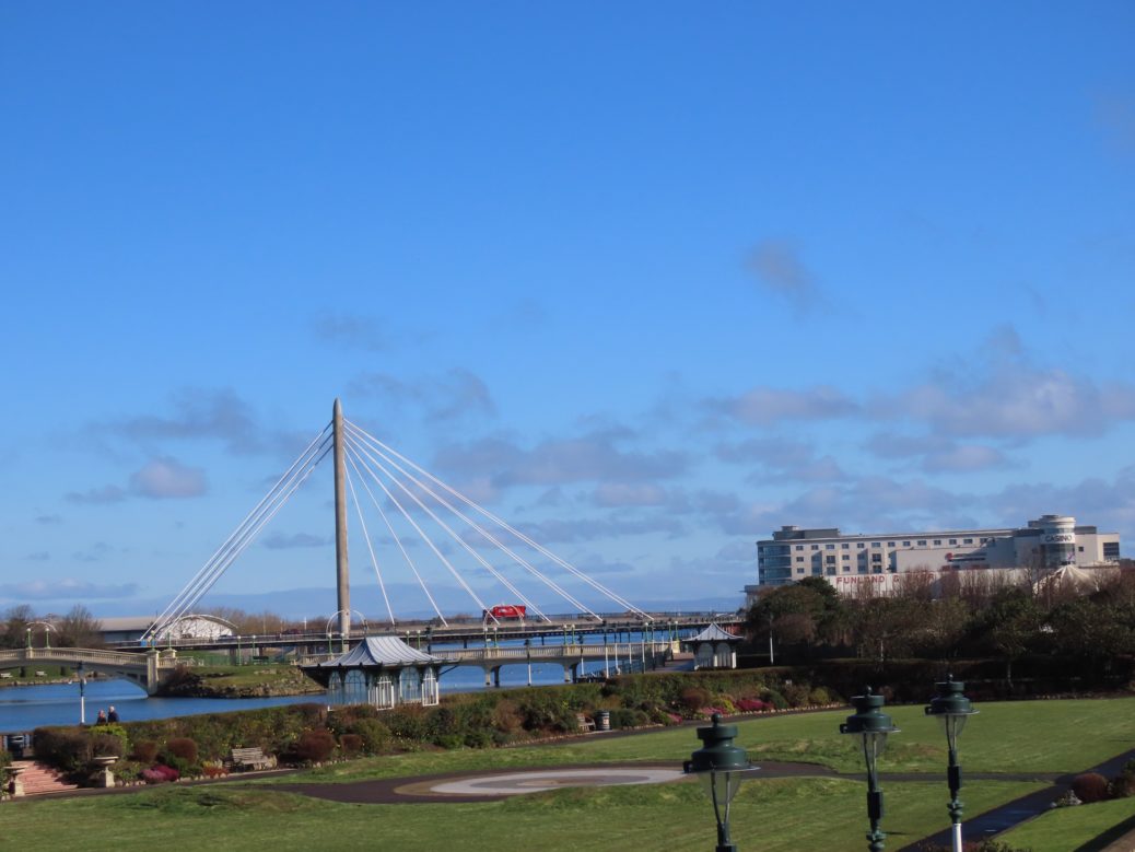 A scenic view of Southport, including Kings Gardens, the Marine Lake, Bliss Hotel and the Marine Way Bridge. Photo by Andrew Brown Media