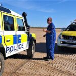 The Coastguard and Merseyside Police were called out to rescue 100 vehicles at Ainsdale Beach.