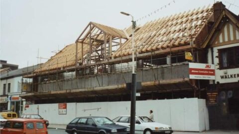 Rare unseen 1980s photos reveal Southport shopping centre being built