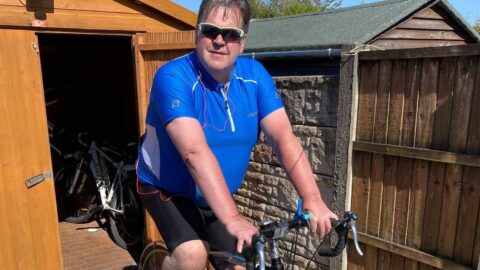 Fundraiser cycles 1,060km Southport to Paris (virtually) for MS Therapy Centre