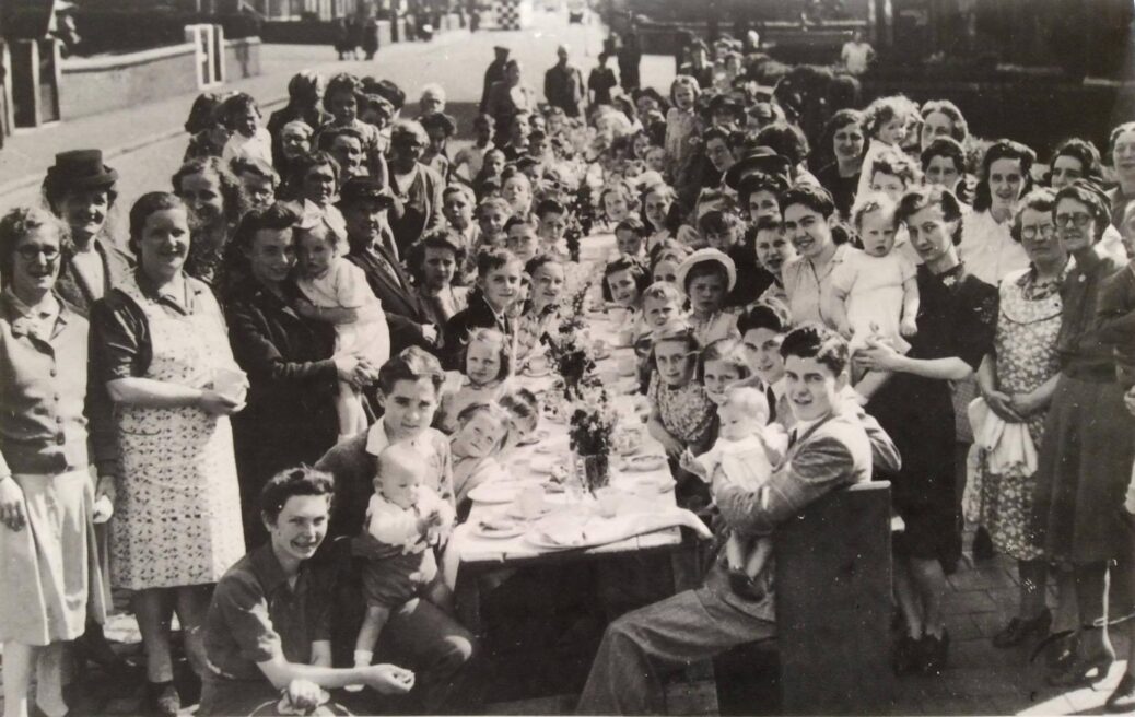 A VE Day street party on Warren Road in Southport. Photo courtesy of Graham Bridge