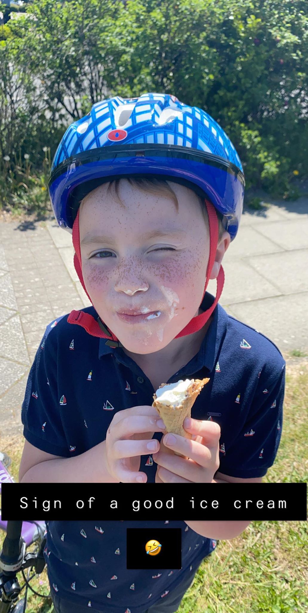 Albert Henderson, aged 6, is cycling 300km in 30 days for charity