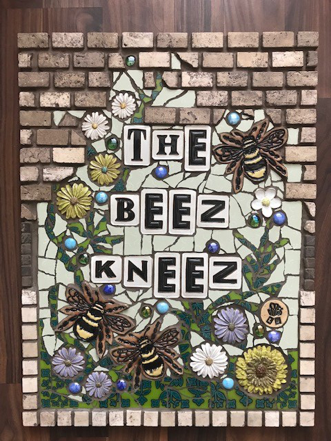 005. The Beez Kneez, Linda Swaney, Ceramics and glass, £425, 46x61cm