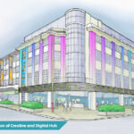 The proposed new Creative and Digital Hub at the former McDonalds building on Eastbank Street in Southport