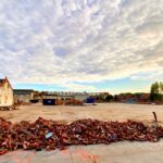 The DPI building in Crossens in Southport pictured after demolition. Photo by Andrew Carapanagiotu