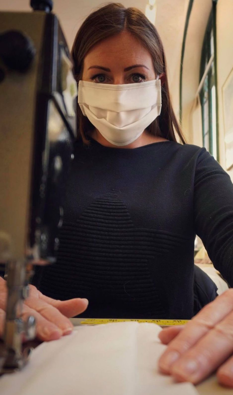 May-Lean & Co Limited is producing thousands of top quality, virus-resistant face masks to keep people safe against Coronavirus. May-Lean & Co Limited director Lindsay Tully