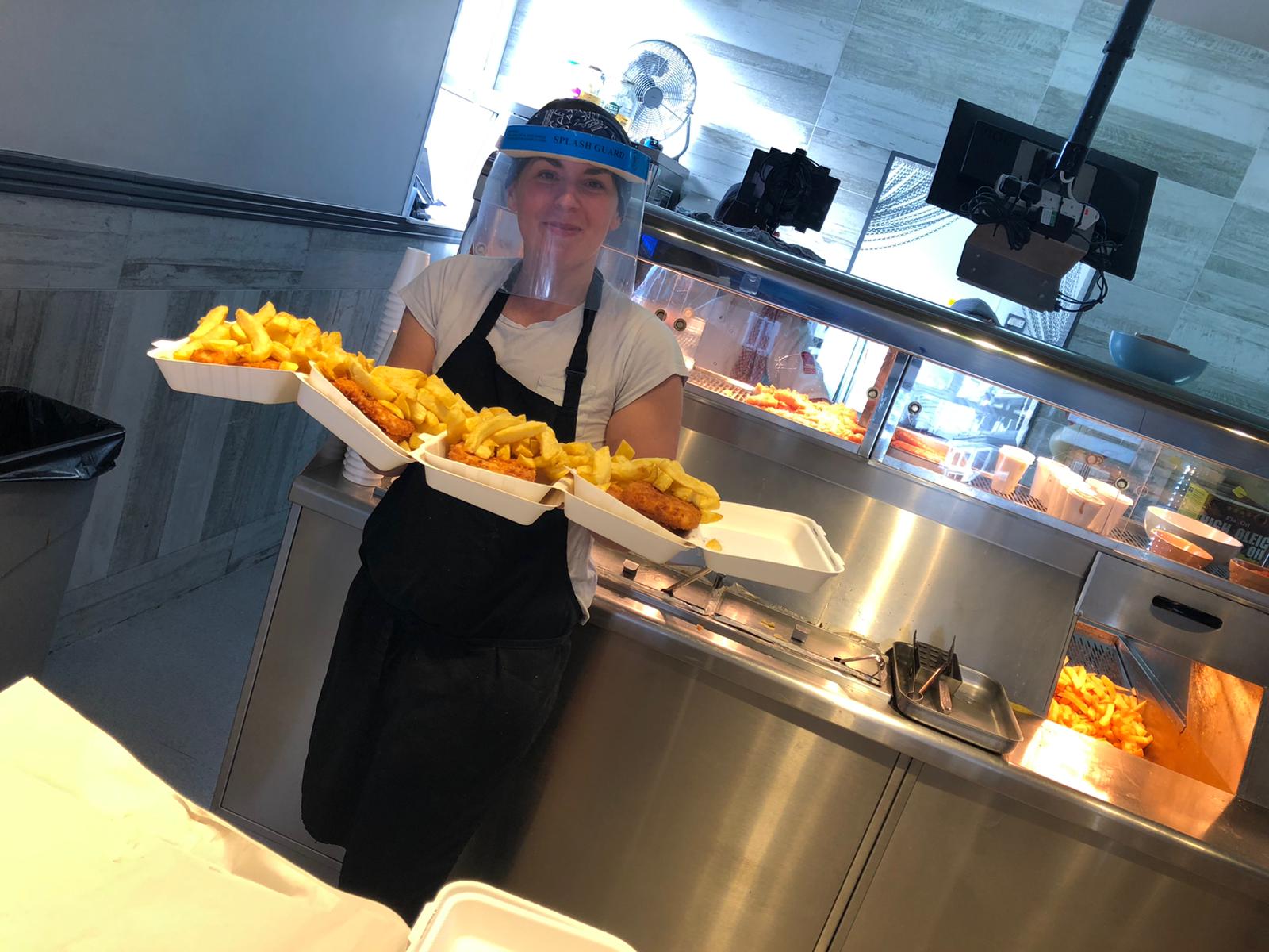 Changes have been made to the award winning Fylde Fish Bar fish and chip shops in Southport and Burscough to make them safer for diners