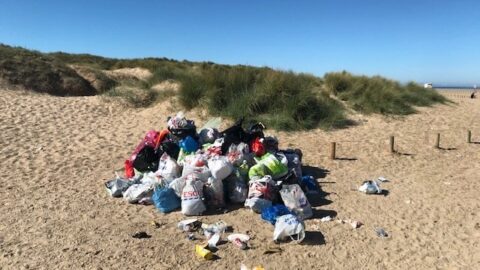 Beach goers urged to stop being selfish as tonnes of rubbish cleared by council