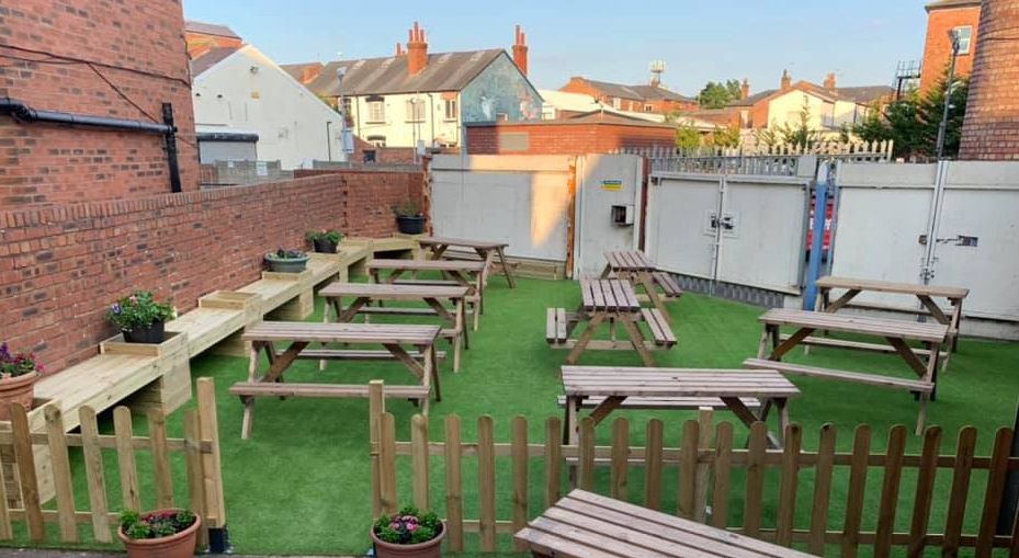 The new Oasis area at The Monument pub on Hoghton Street in Southport