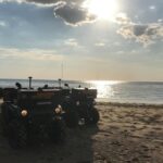 Southport Lifeboat quad bikes patrolling Southport Beach