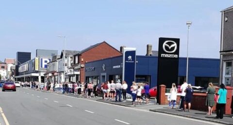 Shoppers return in numbers as shops reopen in Southport