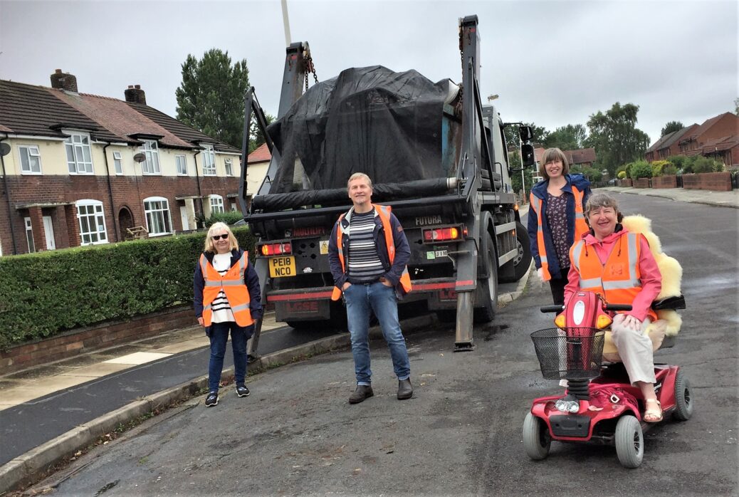 Norwood Ward councillors organised community skips to help householders in the ward get rid of a wide range of domestic junk