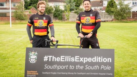 Southport Rugby Club launches 16,000km ‘South Pole’ Ellis Expedition in honour of Graham Ellis