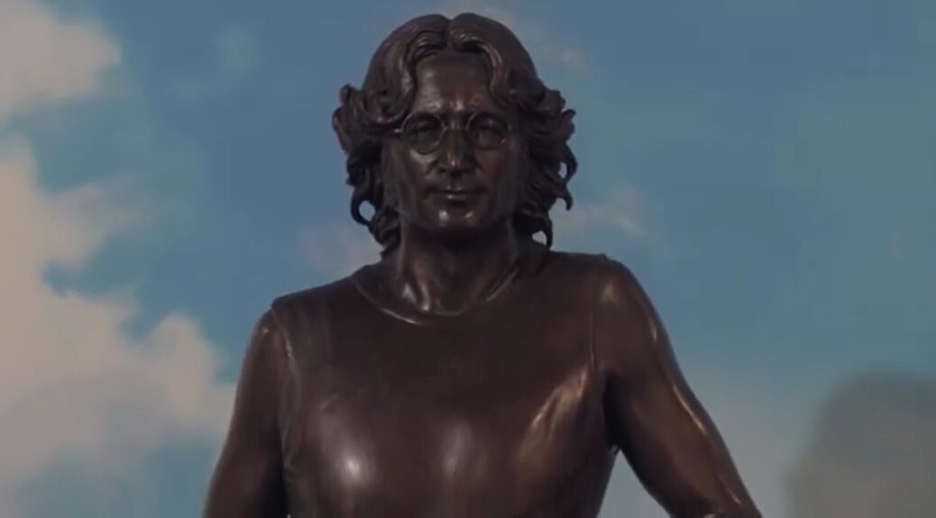 The John Lennon statue by artist Laura Lian