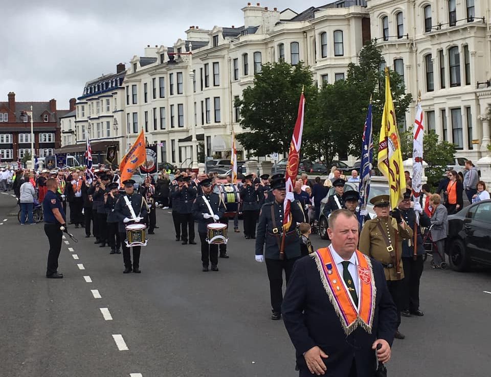 The Orange Lodge Parade in Southport. Photo by Andrew Brown Media