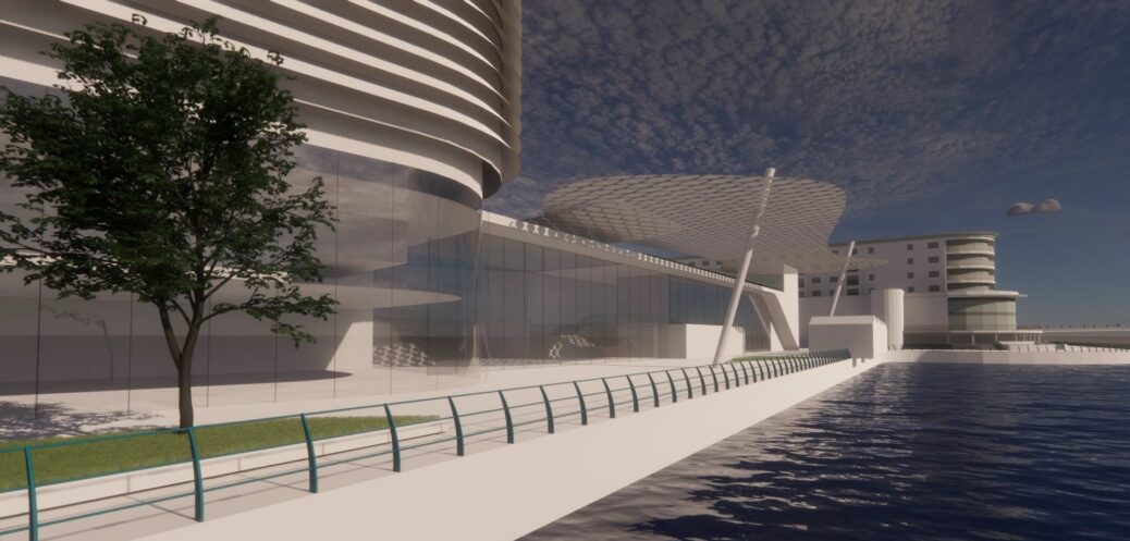 An artist's impression of how the new look Southport Theatre and Convention Centre would look