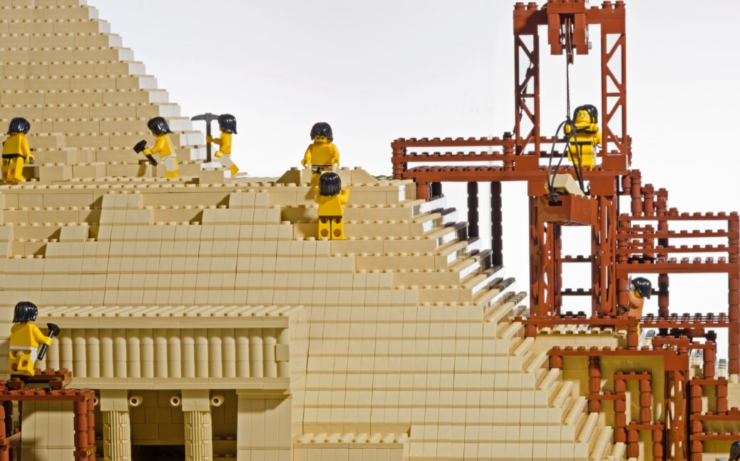 The Great Pyramid at Giza features in the Brick Wonders exhibition at The Atkinson in Southport