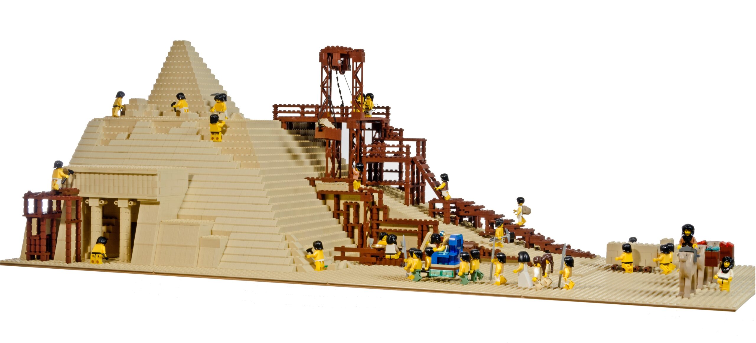 The Great Pyramid at Giza features in the Brick Wonders exhibition at The Atkinson in Southport 