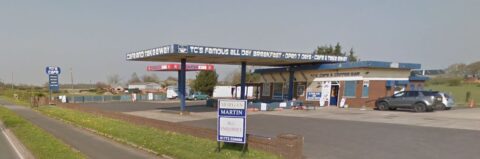 Drive-through coffee shop and four new shops for Tarleton Bypass at hand car wash site