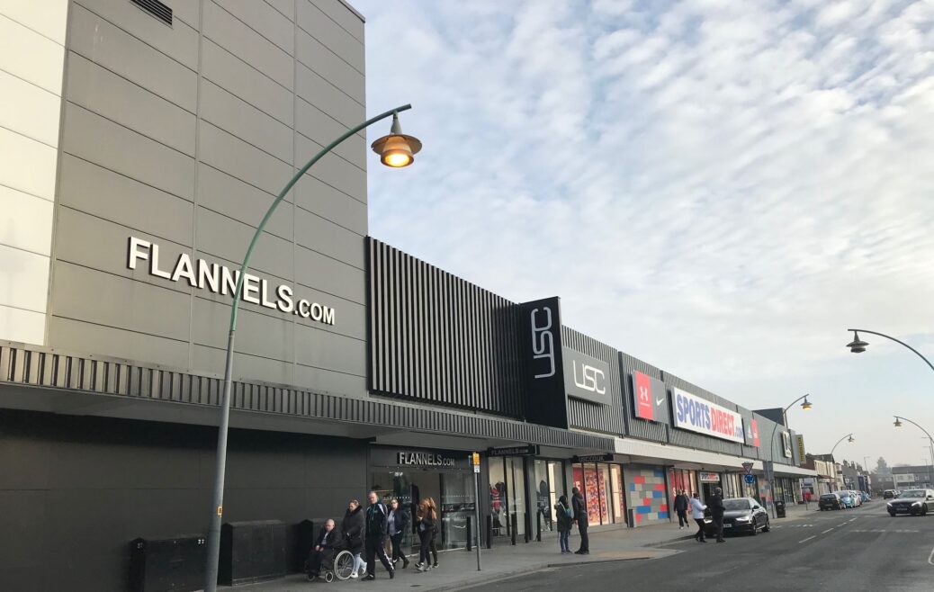 The Flannels, Sports Direct, USC and Everlast development on Tulketh Street in Southport. Photo by Andrew Brown Media