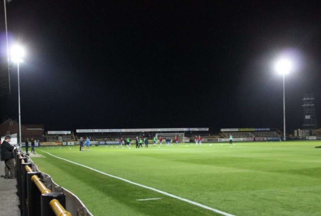 Floodlights at Southport FC