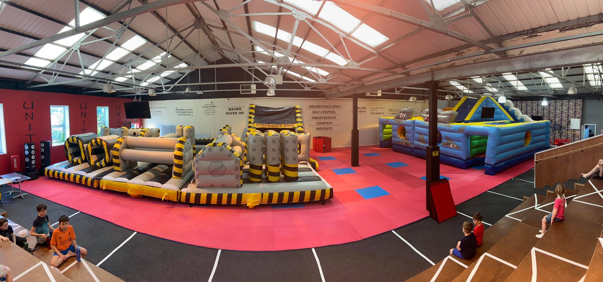 The brand new New Inflatable Zone at Unite Martial Arts on Tulketh Street in Southport. Photo by Dan Thomas