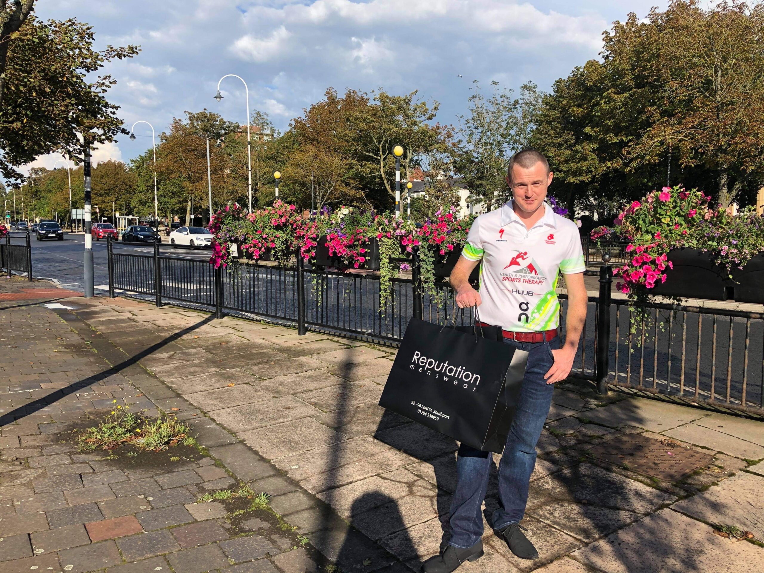 Southport businessman Lee Durkin is keen to see people shop local in Southport. Local independent shops in Southport include Reputation Menswear on Lord Street