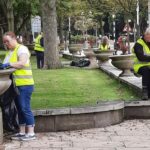 Lord Street In Bloom Garden Volunteers at work on Lord Street in Southport