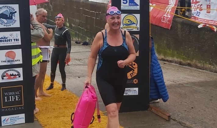 Perinatal mental health midwife Keran Carter, who works for Southport and Ormskirk Hospital NHS Trust, has conquered the impressive challenge of swimming across the River Mersey