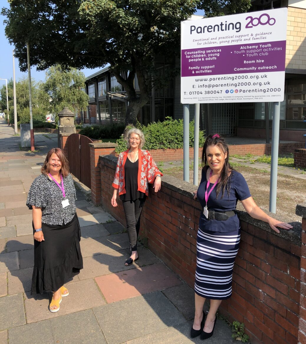 Project Manager and therapist Claudia Aldersley (left), therapist Moira Reilly (centre) and Parenting 2000 Chief Executive Officer Janine Hyland (right)