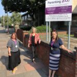 Project Manager and therapist Claudia Aldersley (left), therapist Moira Reilly (centre) and Parenting 2000 Chief Executive Officer Janine Hyland (right)