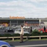 An artist's impression of the proposed new Sainsbury's supermarket at Meols Cop retial park in Southport