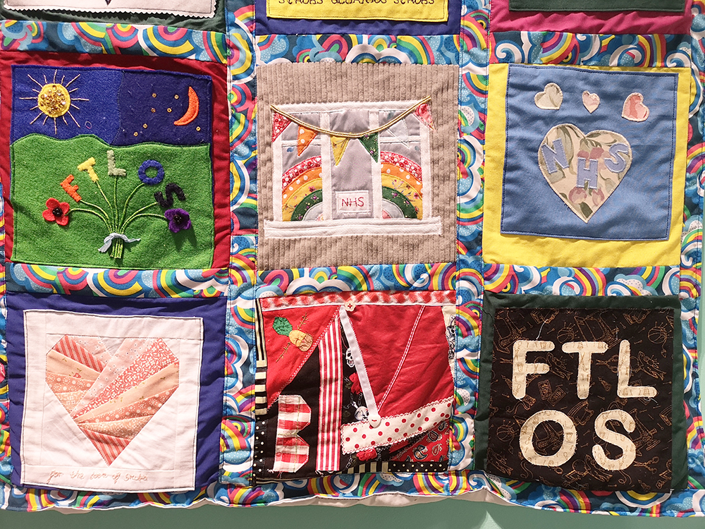 For The Love Of Scrubs is being celebrated with a special quilt exhibition at The Atkinson in Southport 