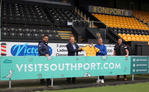 Visit Southport unveil new partnership with Southport FC to market resort to football fans
