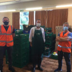 Foodbank CEO Richard Owens (centre) with Cllr Greg. Myers (right) and Sean Flynn (left)