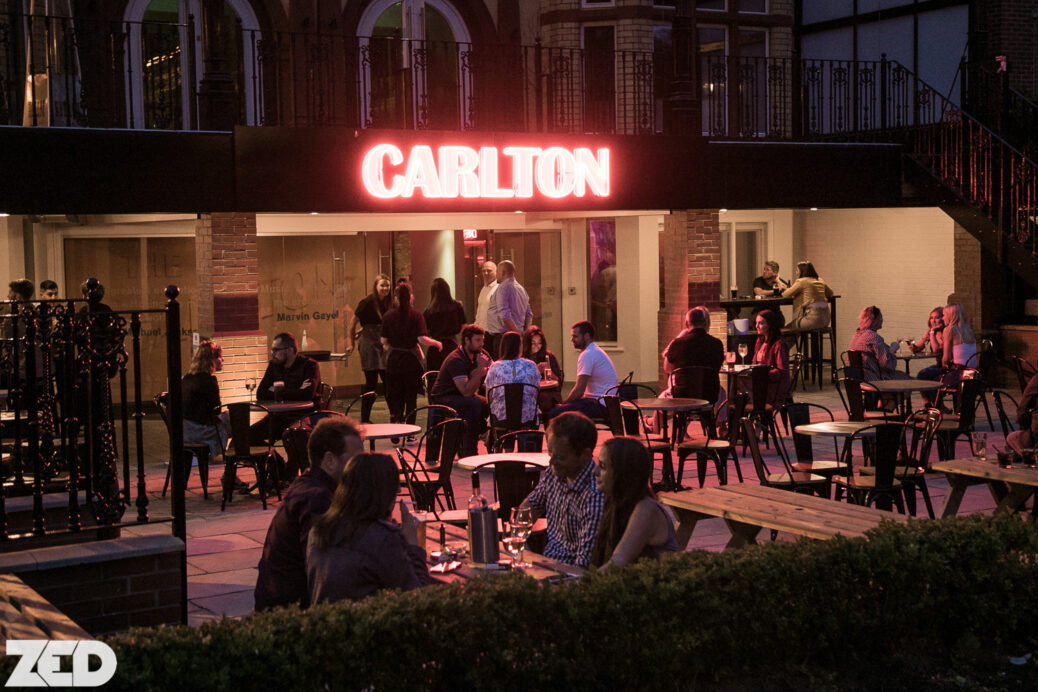 Guests enjoy a night out at The Carlton bar in Southport. Photo by ZED Photography