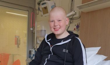 Lewis Wright, from Southport, is undergoing chemotherapy afer being diagnosed with leukaemia
