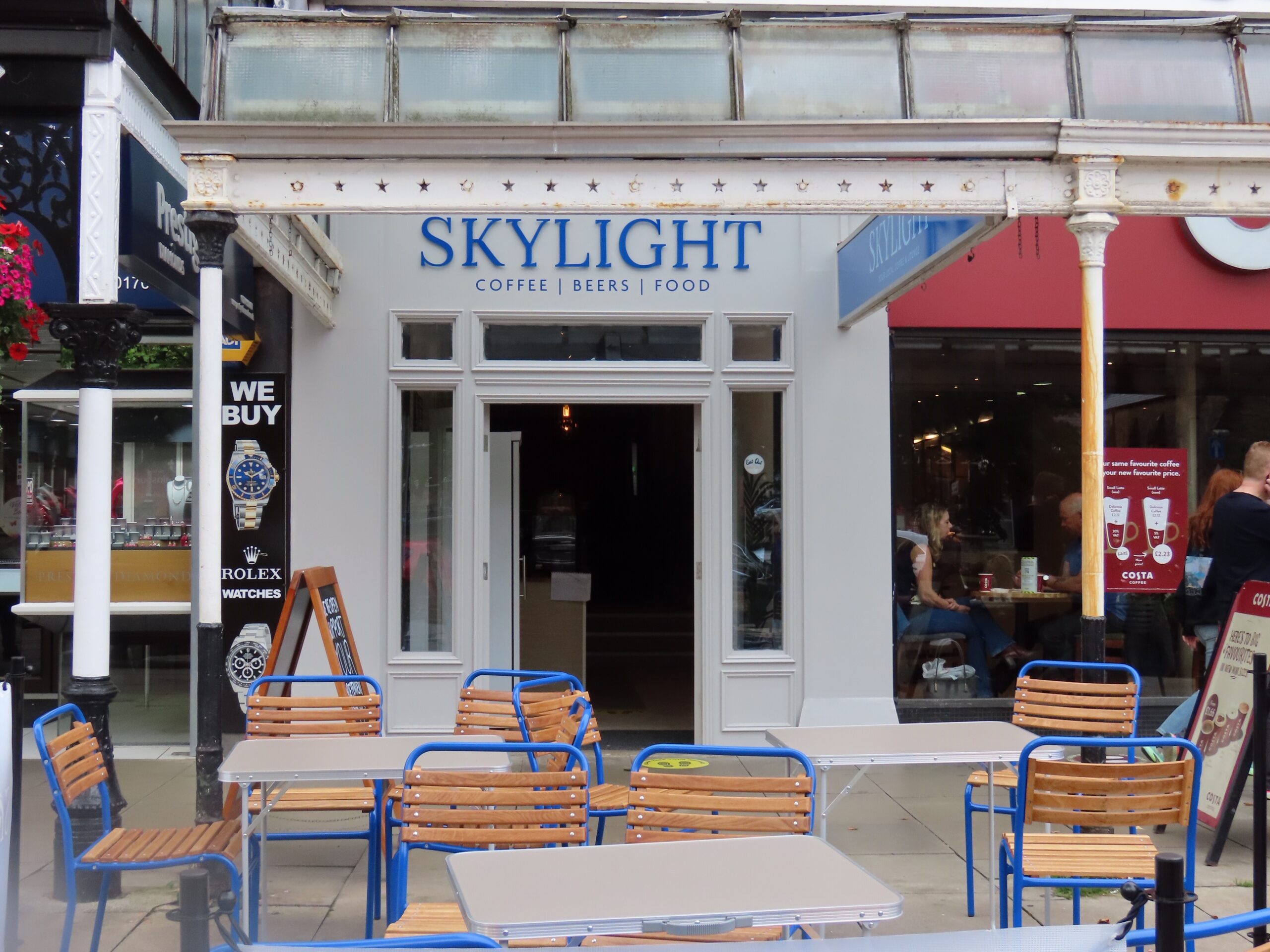 Skylight cafe and bar on Lord Street in Southport. Photo by Andrew Brown Media